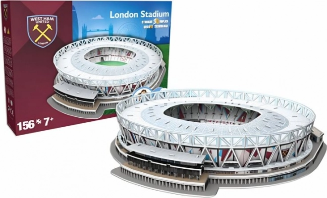 Replica 3D Stadio del West Ham United FC