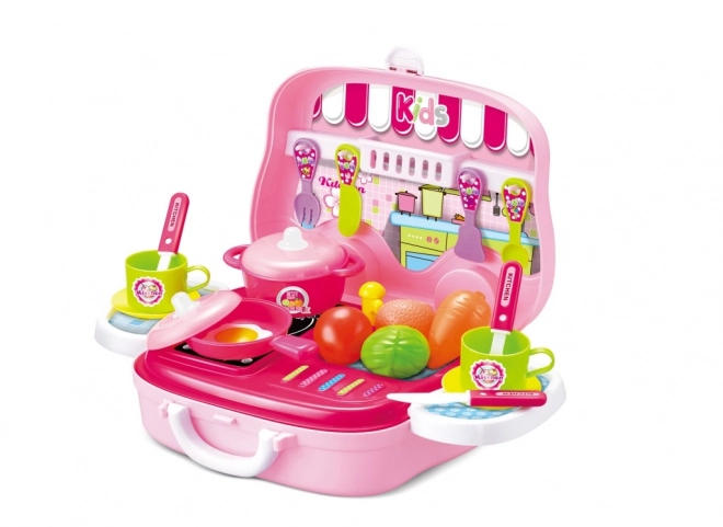 Set cucina per bambini con valigetta