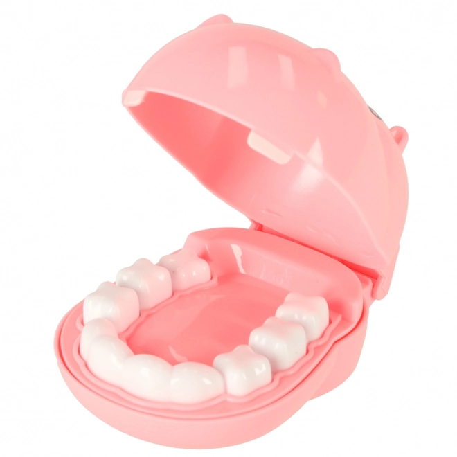 Set medico dentista ippopotamo – rosa