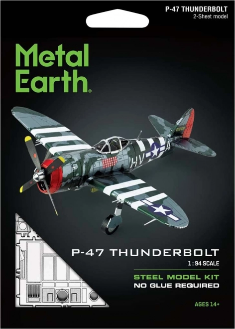 Puzzle 3D Metal Earth P-47 Thunderbolt