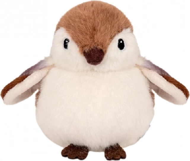Passero di peluche con ciondolo e peso 12 cm