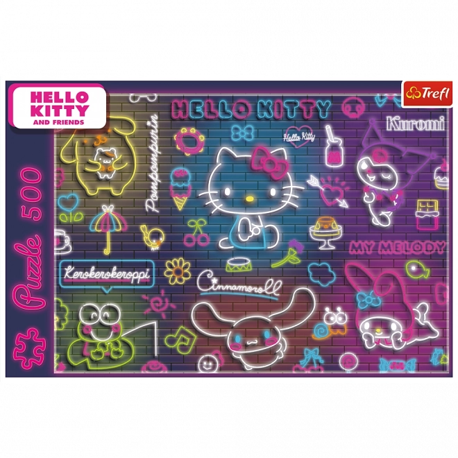 Puzzle 500 pezzi Neon Hello Kitty