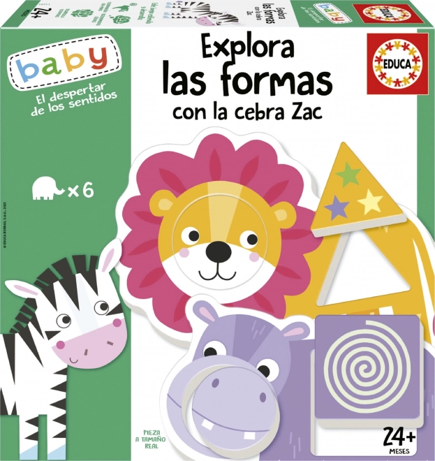 Puzzle educativi per bambini con Zebra Zac