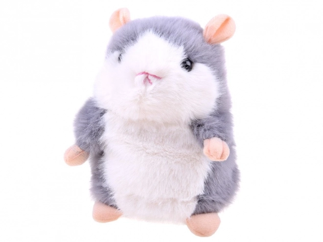 Chomik interattivo parlante peluche – grigio