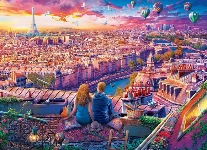 Puzzle Tetti di Parigi 1000 pezzi