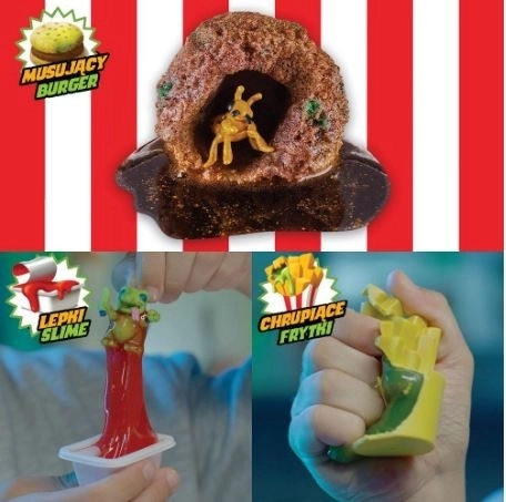 Set di Figurine Terror Fried - Hamburger Viscido