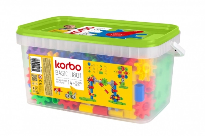 Contiene 180 pezzi colorati