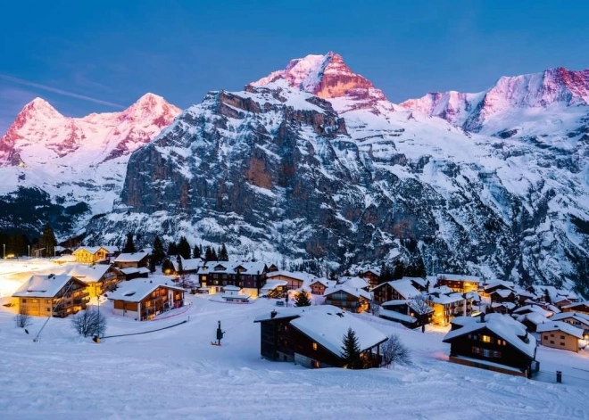 Puzzle 1000 pezzi Bernese Oberland Mürren Ravensburger