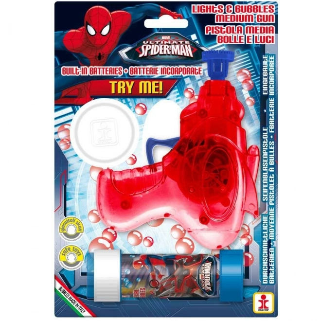 pistola bolle di sapone Spiderman