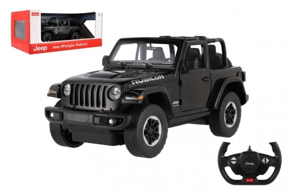 Jeep Wrangler Rubicon RC Nero 29cm RASTAR