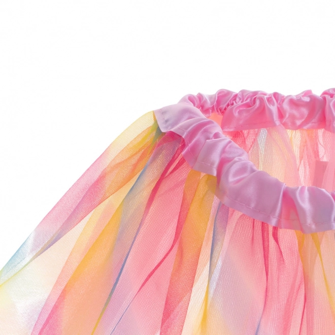 Gonna Tutu in Tulle per Costume di Carnevale Rosa – arcobaleno