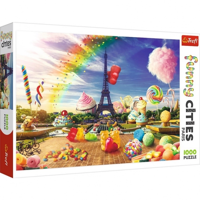 Puzzle 1000 Pezzi - Città Divertenti: Parigi Dolce