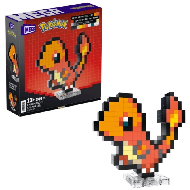 Mega Bloks Pokémon pixel art - Charmander