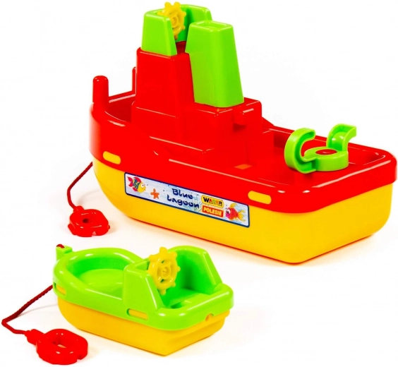 Traino realistico della barchetta