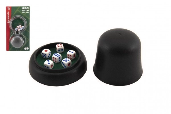 Set di Dadi Gioco con Bicchiere