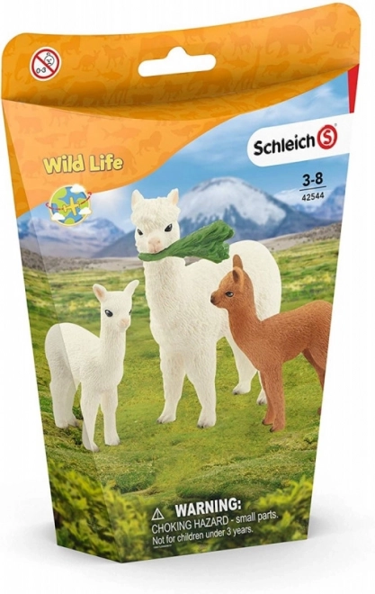 Famiglia di Alpaca Schleich Wild Life