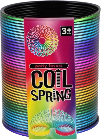 Spirale di plastica colorata 8,5 cm