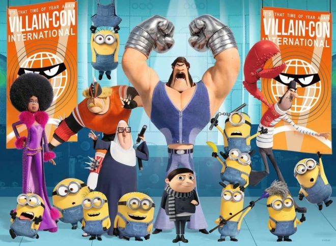 Puzzle Ravensburger Minions 2: L'ascesa di Gru XXL 100 pezzi