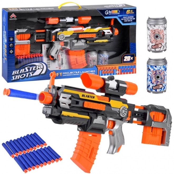 Grande blaster giocattolo con mirino
