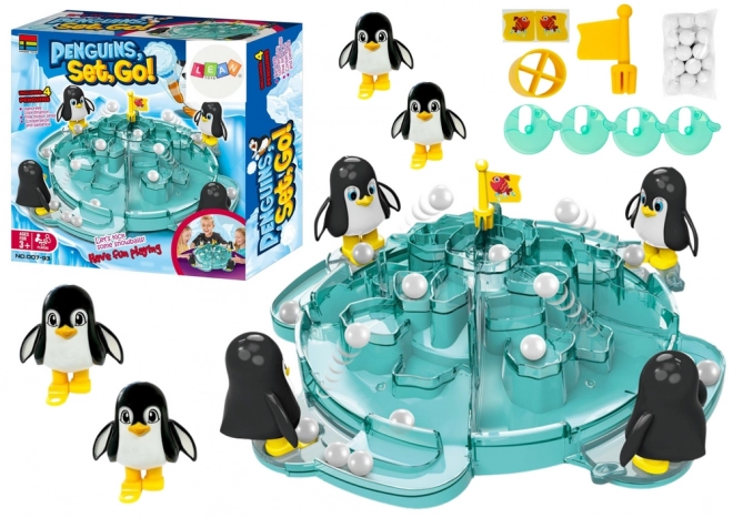 Gioco di Abilità Pinguini sul Ghiacciaio