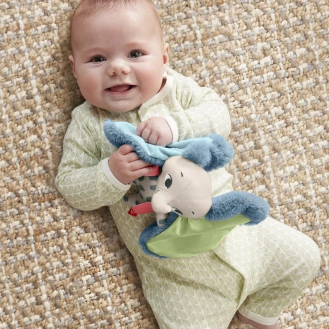 Fisher Price elefantino di peluche con foglie