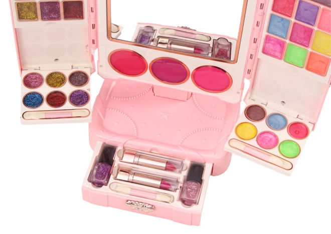 Beauty case con organizzazione e design portatile