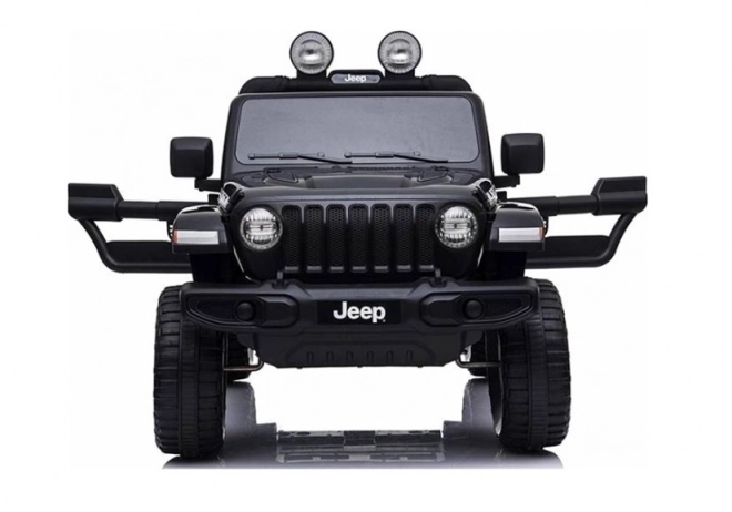 Auto elettrico per bambini Jeep Wrangler Rubicon nero 4x4