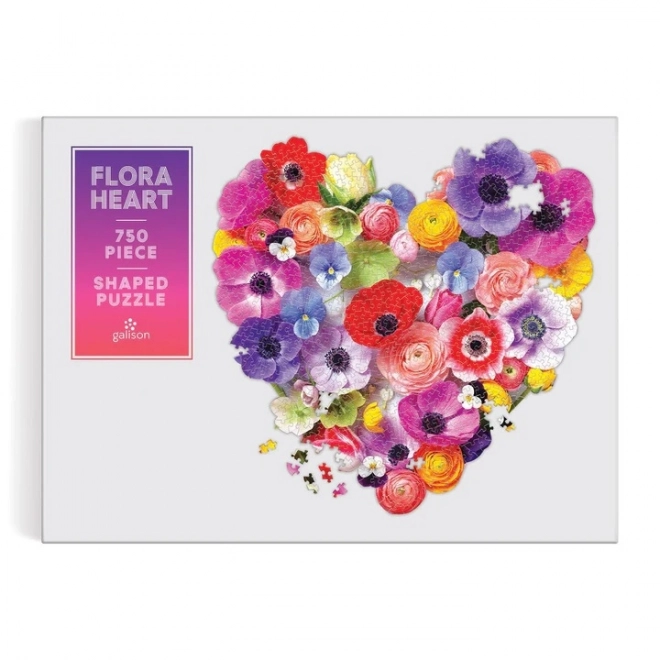 Puzzle Cuore Fiorito 750 Pezzi