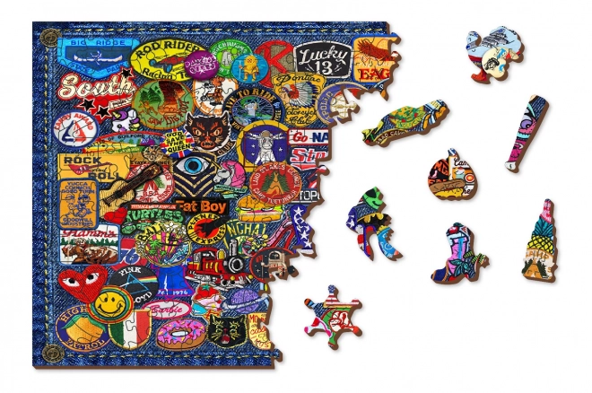 Puzzle in Legno Crazy Patch 2 in 1 1010 Pezzi EKO