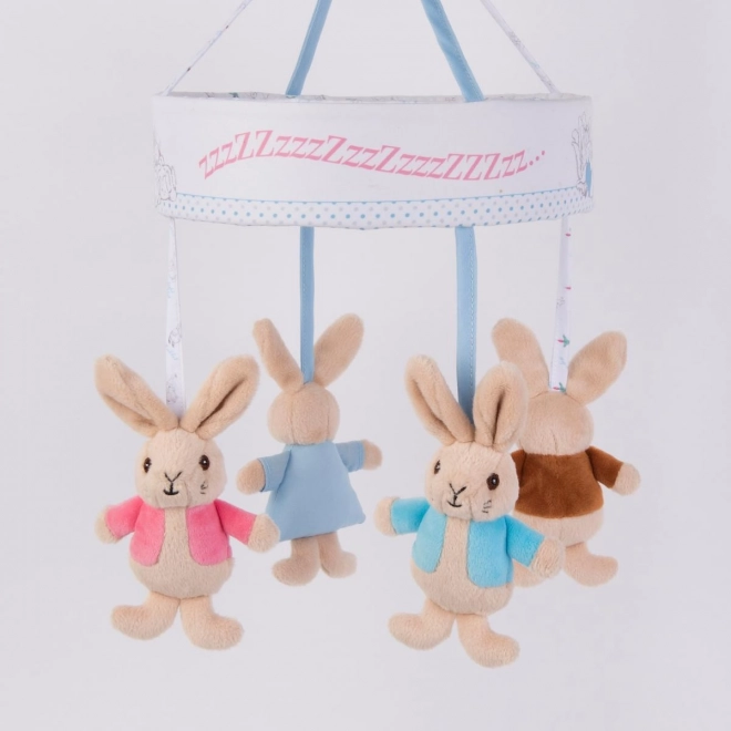 Carillon musicale per culla con coniglietti Peter Rabbit