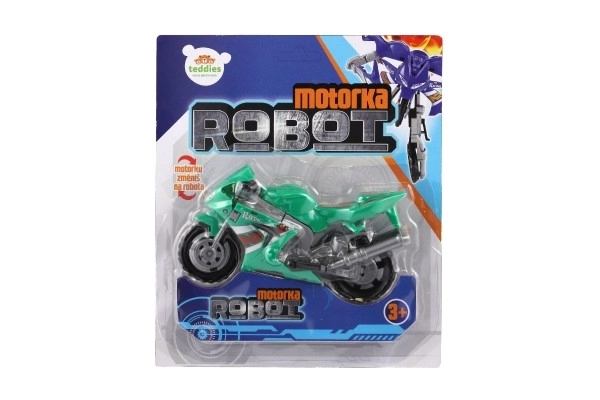 Trasformatore Motocicletta o Robot in Plastica 15cm