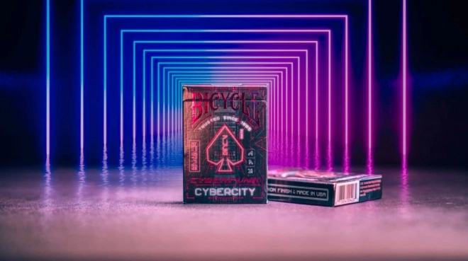 Carte da gioco Bicycle Cyberpunk Cyber City