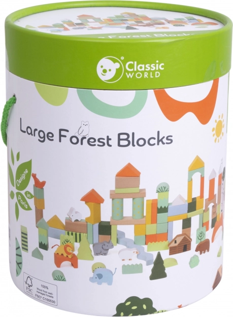 Blocchi di legno creativi Mondo della Foresta di Classic World