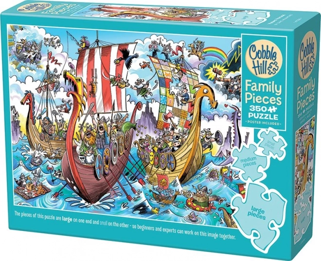 Puzzle famiglia Vikingská výprava 350 pezzi