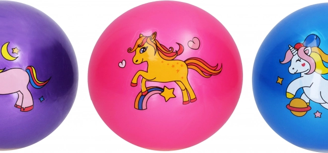 Palla di gomma unicorno 22 cm