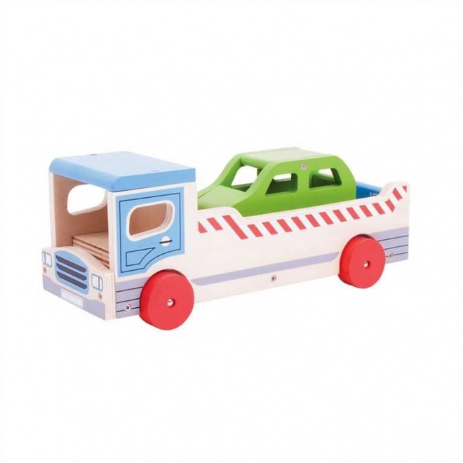 Camion per il traino Bigjigs Toys in legno