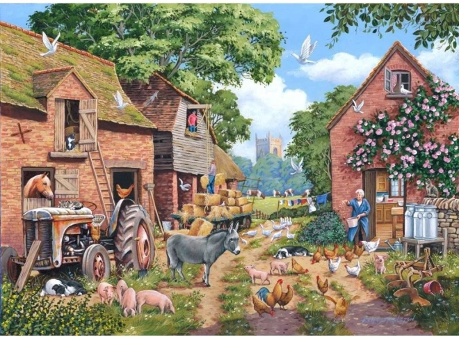 House of Puzzles Puzzle Focus sulla fattoria 1000 pezzi