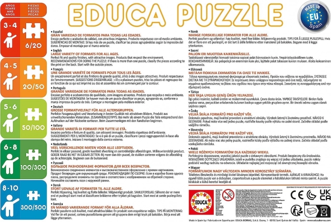 Puzzle Tra Elementi Naturali 2x48 Pezzi