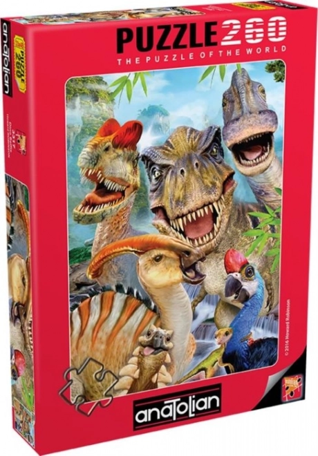 Puzzle Dinosauri Selfie 260 Pezzi