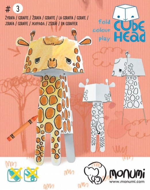 Colorante 3D Giraffa per bambini