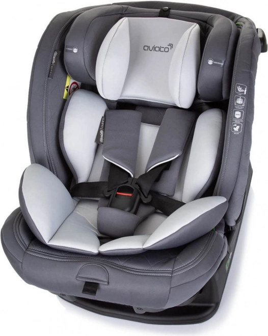 Seggiolino Auto Aviato i-Size chipolino Ash Grey