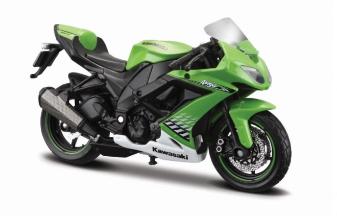 Modellino Motocicletta Kawasaki Ninja ZX-10R con Base