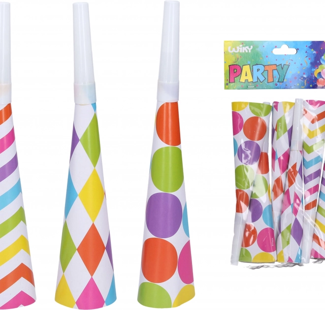 Trombettine per festa MIX 20 cm