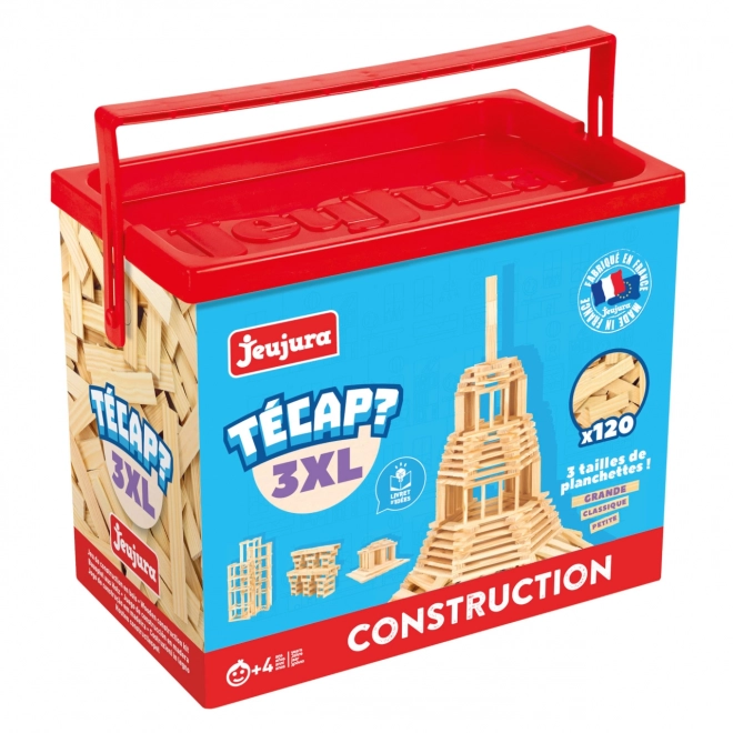 Gioco di costruzioni in legno Jeujura Técap 3XL 120 pezzi