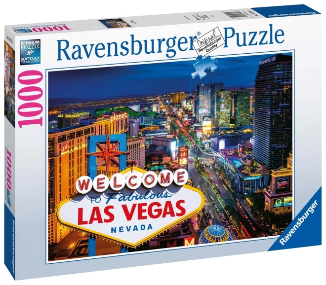 Puzzle Ravensburger 2D 1000 Pezzi: Las Vegas