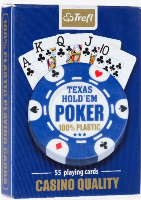 Carte da gioco Poker Trefl 100% Plastica