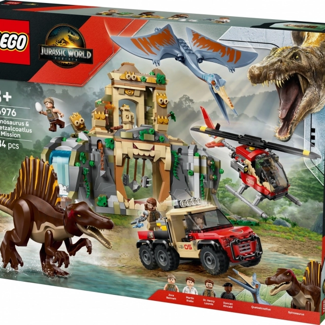 Jurassic World: Missione aerea con Quetzalcoatlo e Spinosauro