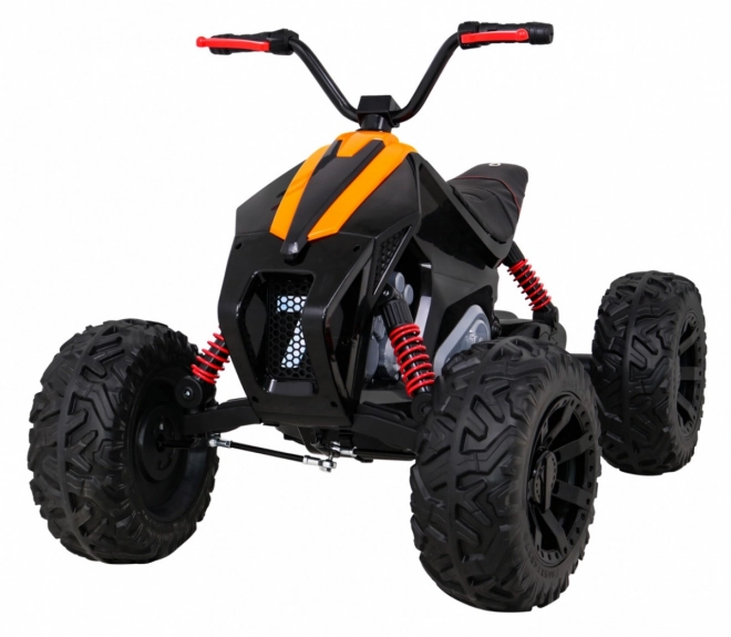 Quad Lucky Seven a batteria nero + ruote EVA + avvio lento + LED + MP3 USB