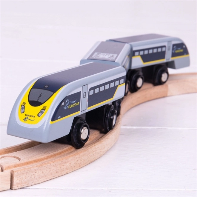 Treno giocattolo Eurostar E320 con binari Bigjigs Rail