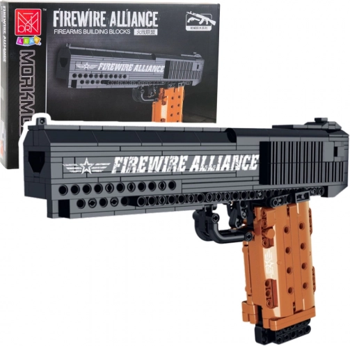 Set di costruzione pistola con funzione di tiro 555 pezzi FIREWIRE ALLIANCE DESERT EAGLE